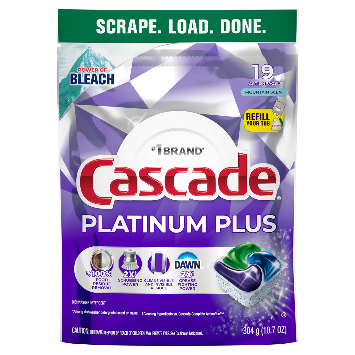 Platinum Plus Dishwasher Pods (19 Count)