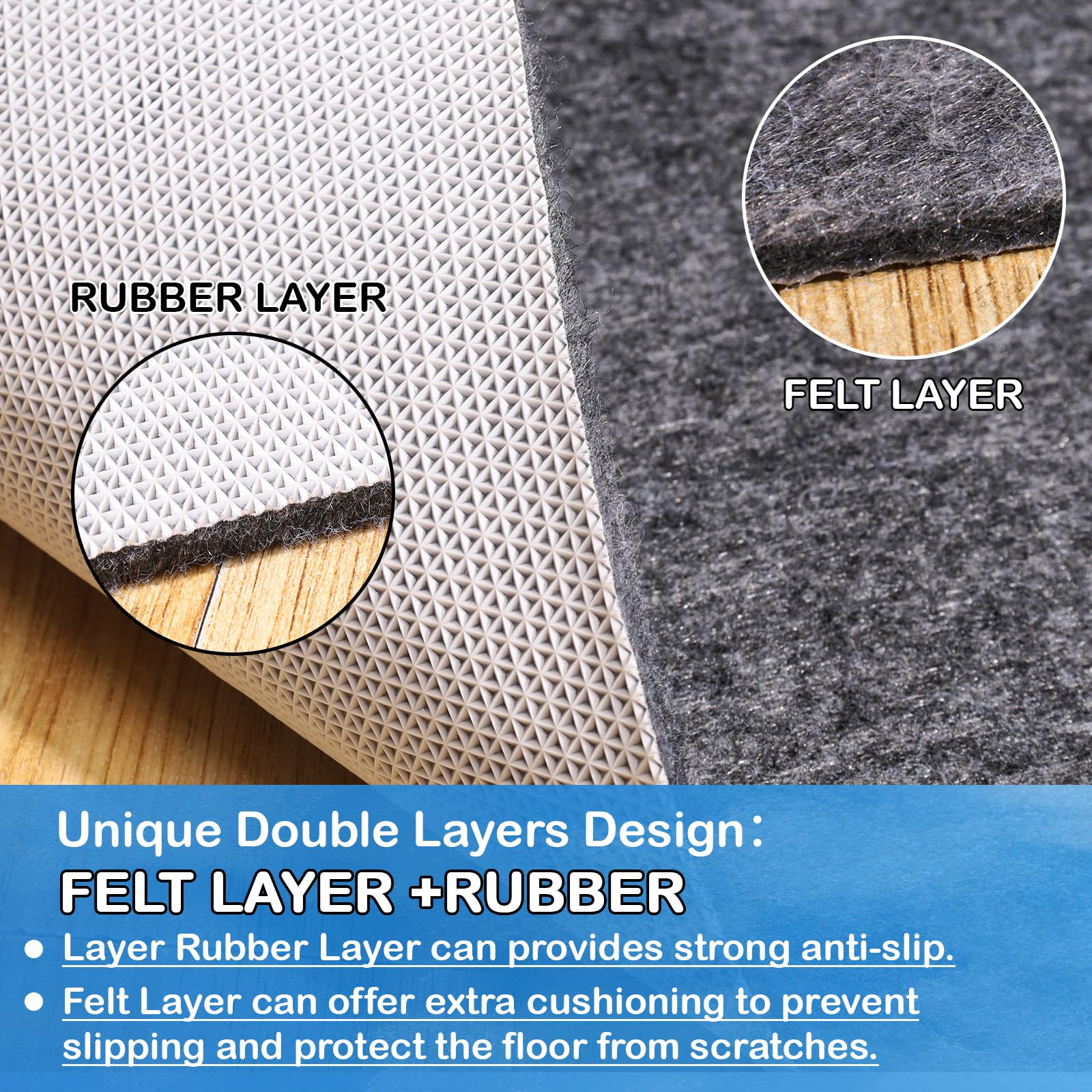 Non Slip Rug Pads 1 (35 Sq Ft)