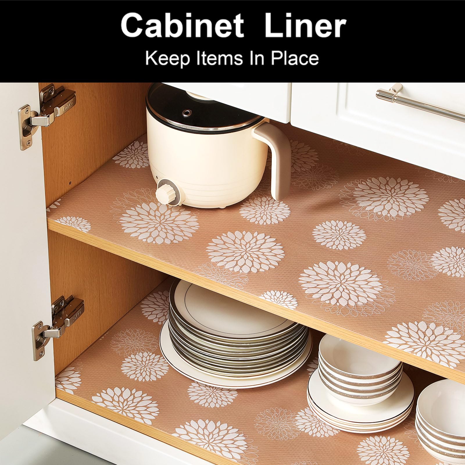 Shelf and Drawer Liners for Kitchen Cabinets