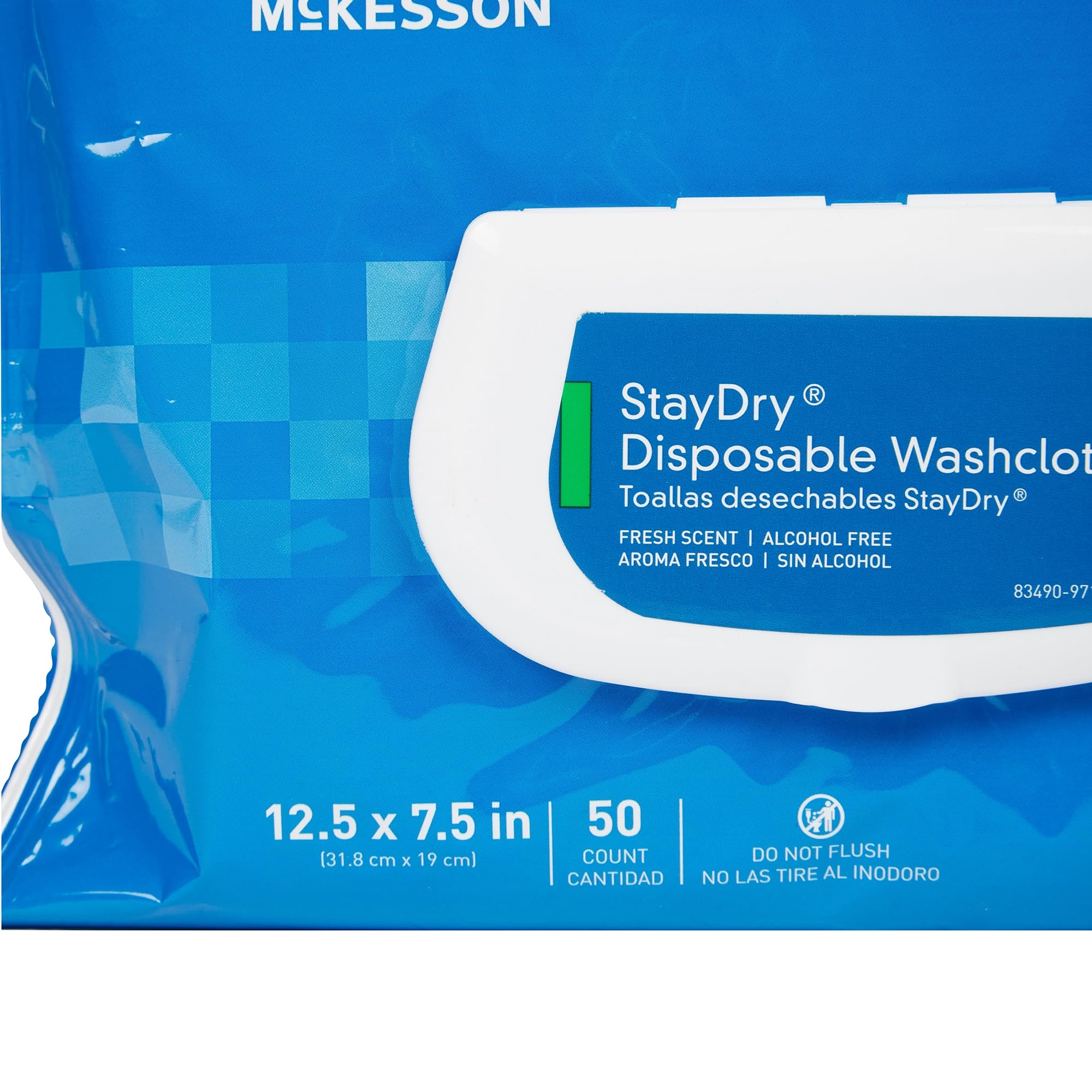 StayDry Pre Moistened Disposable Wipe (50 Count)