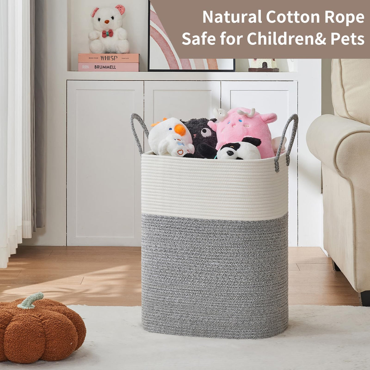 Laundry Basket with Handles