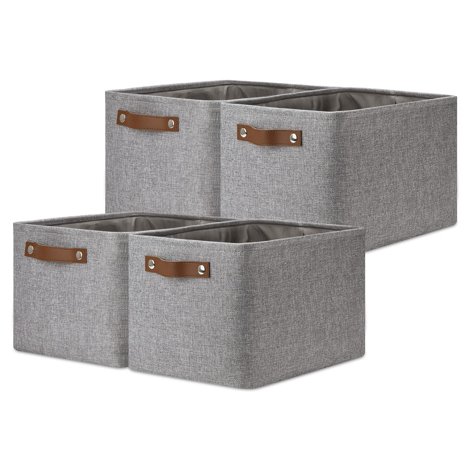 Storage Baskets for Shelves (4 Count)