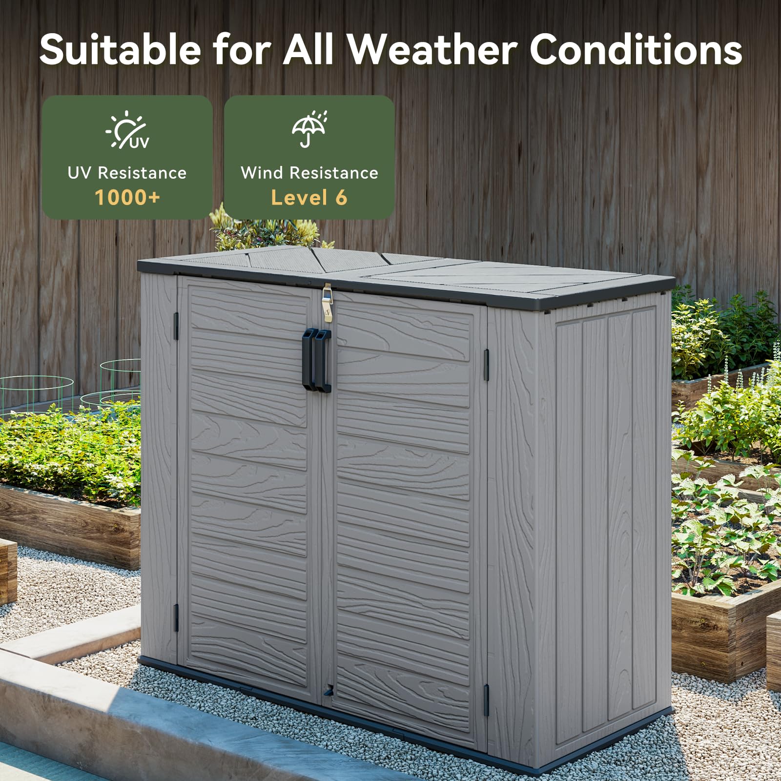 Horizontal Storage Sheds 41 Cu.ft