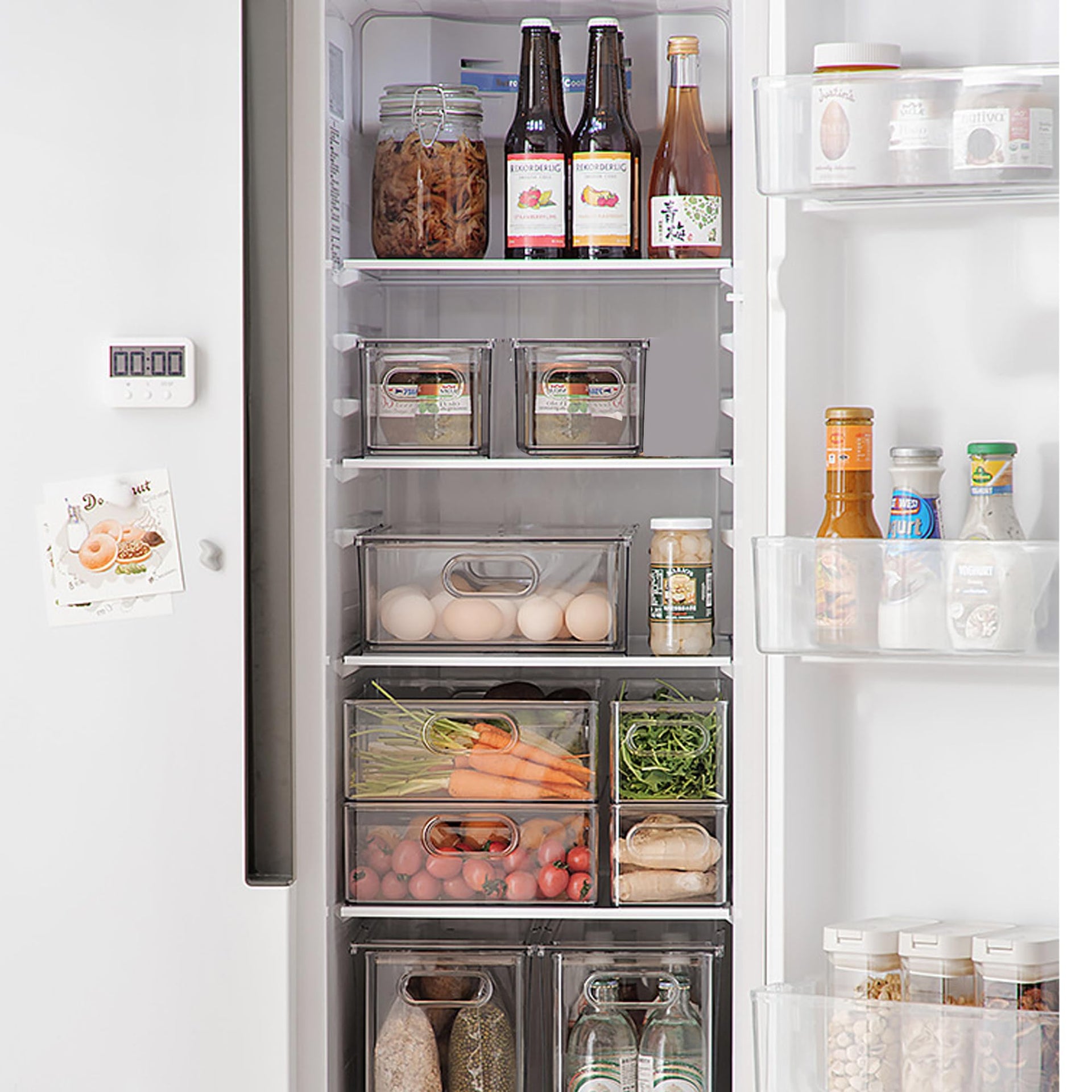 Refrigerator Organizers and Storage (2 Count)