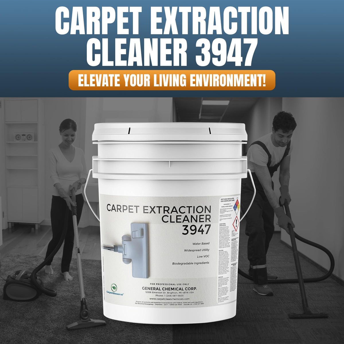 3947 Water Based Professional Carpet (640 Fl Oz)