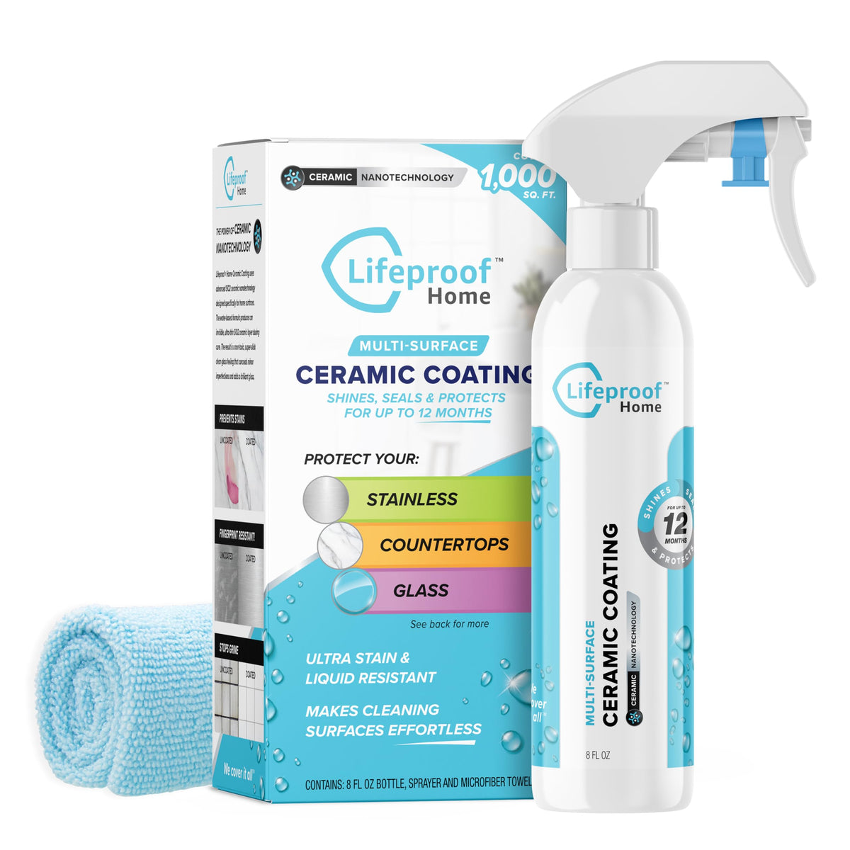 Ceramic Coating Spray Kit (8 Fl Oz)