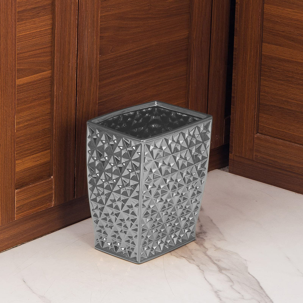 Ceramic Rectangular Small Trash Can
