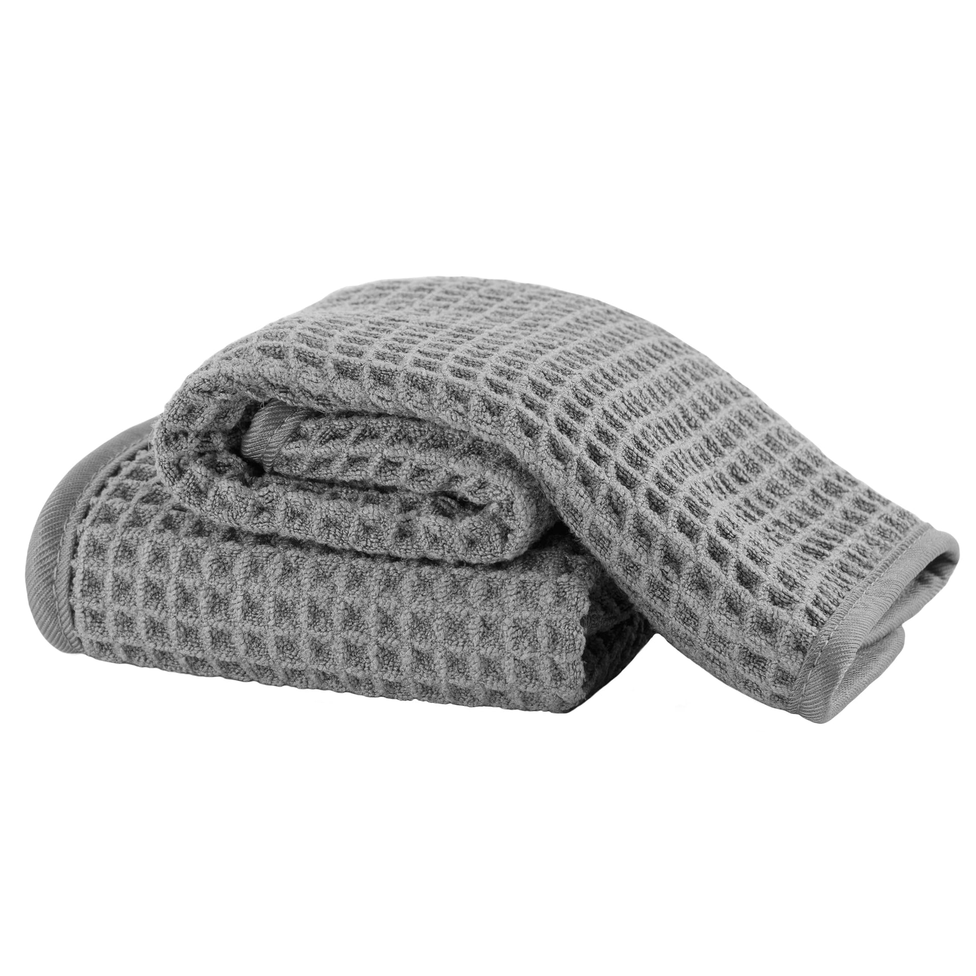 Microfiber Waffle Face Towels (2 Count)