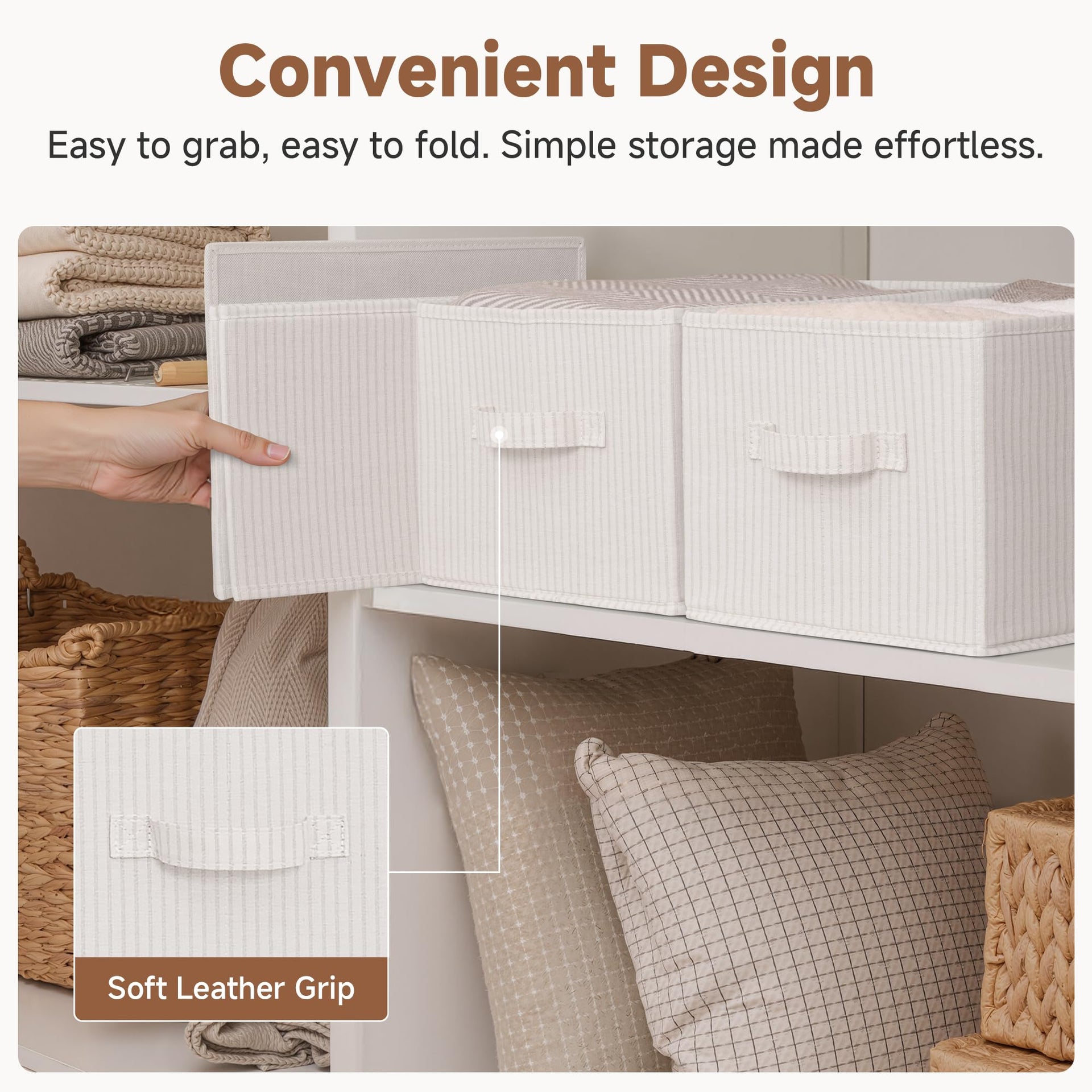 Shelf Organizer Bins (3 Count)