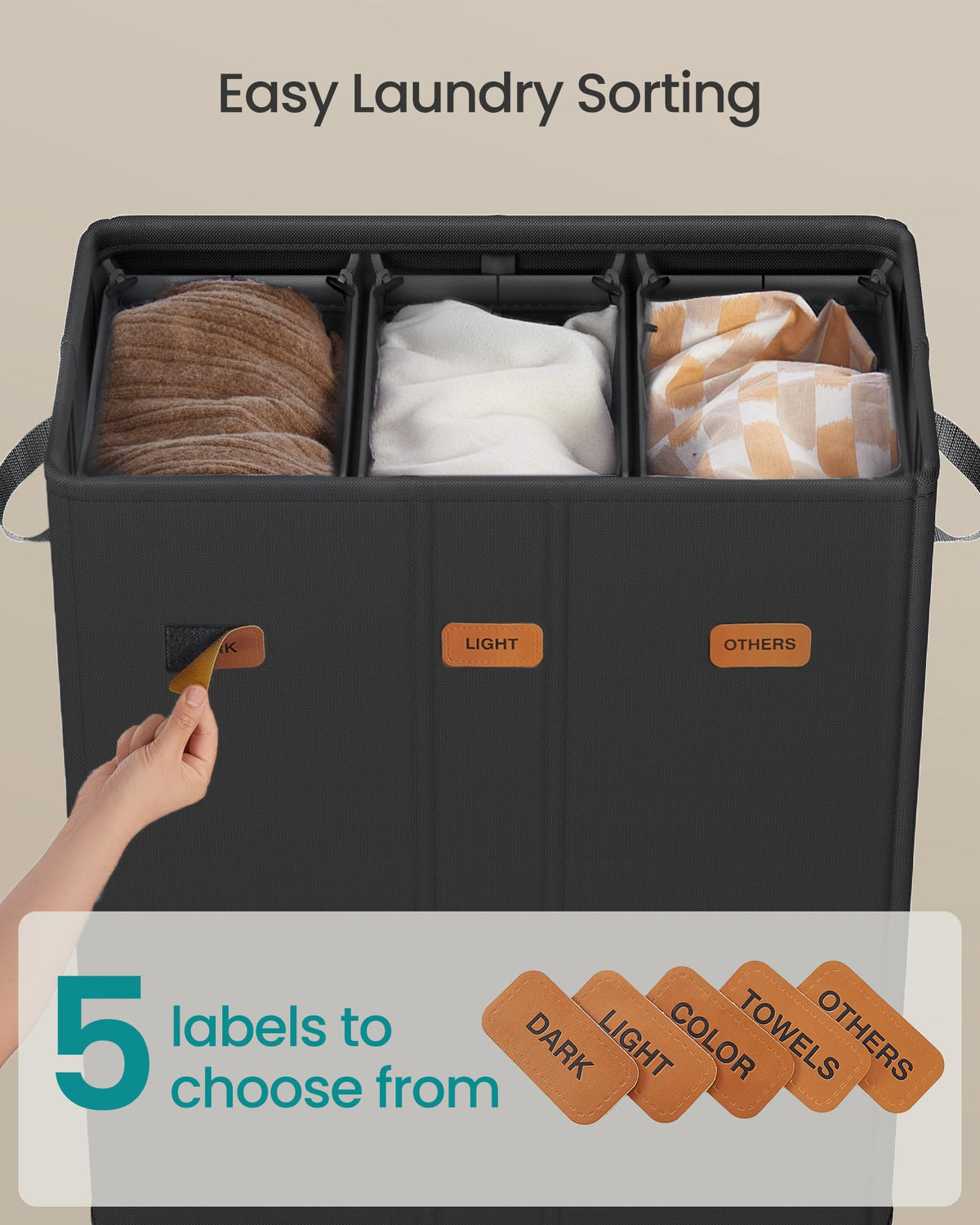 160L Laundry Hamper