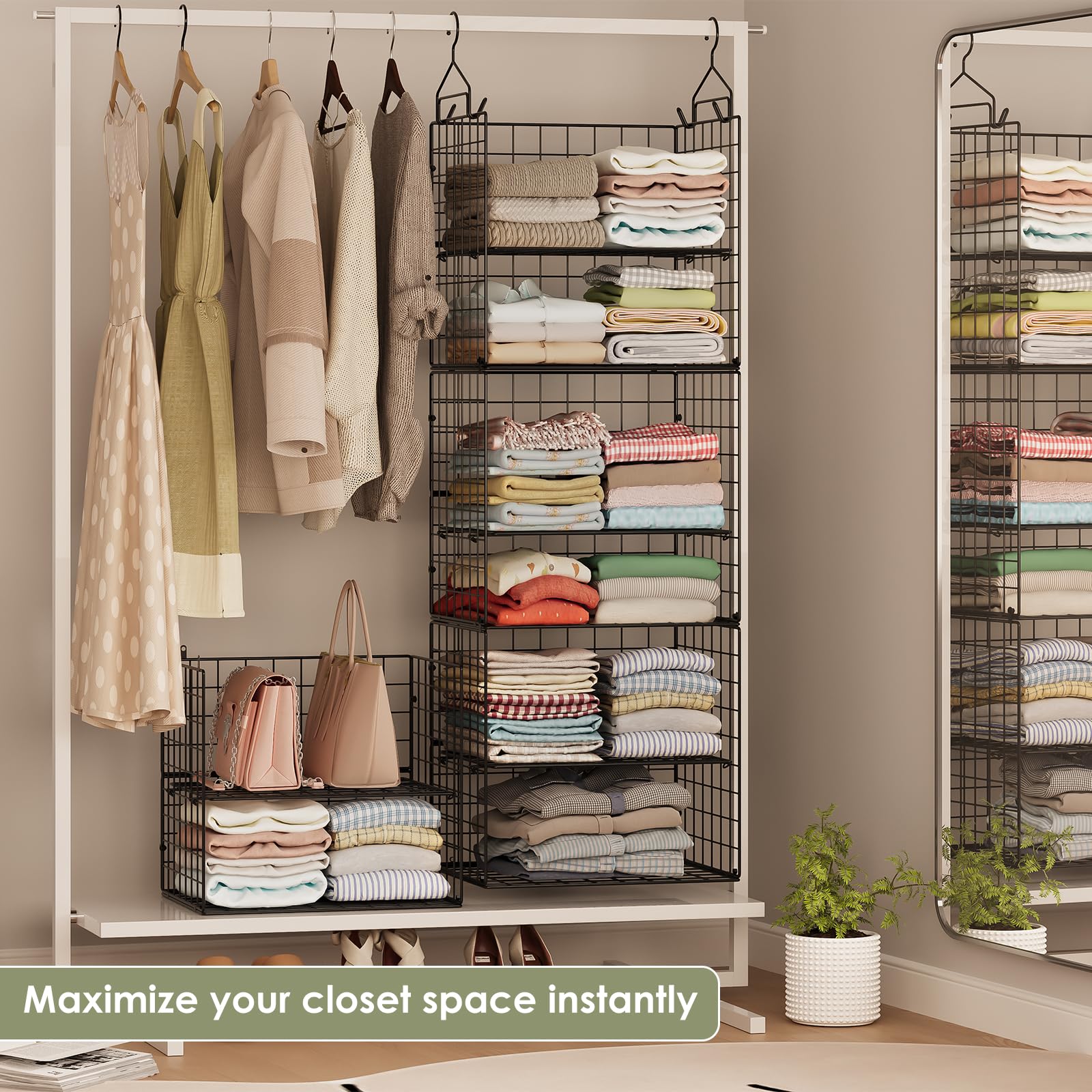 Hanging Closet Organizer and Storage