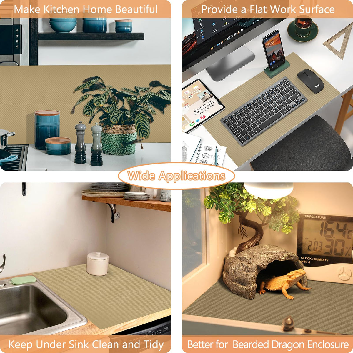 Self Adhesive Shelf Liner Kitchen Liner