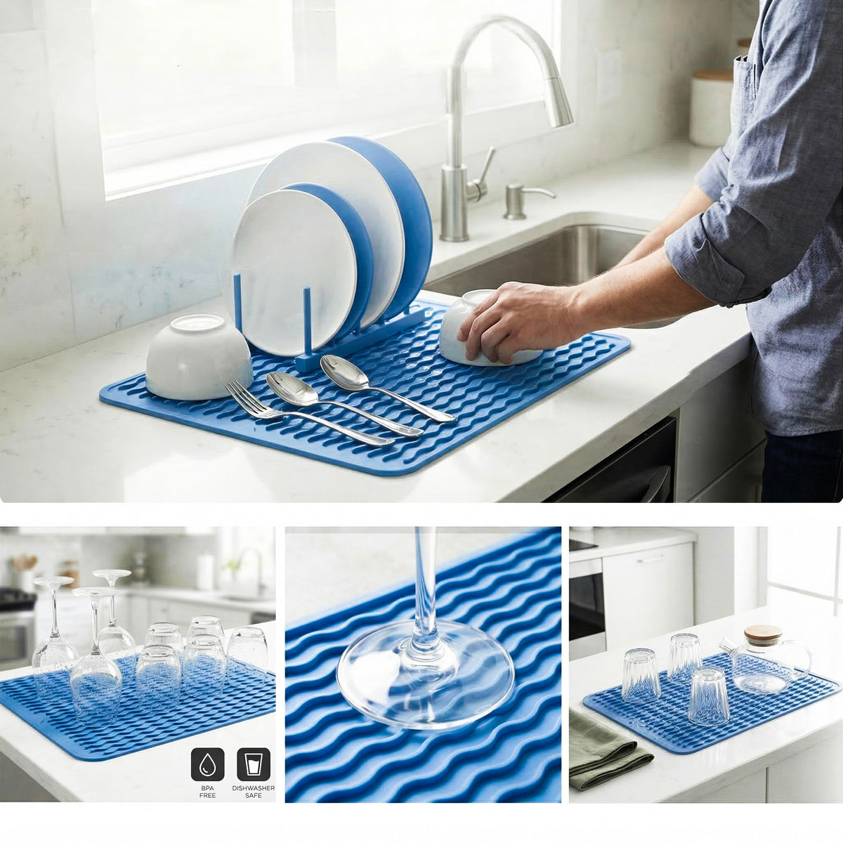 Silicone Dish Drying Mat
