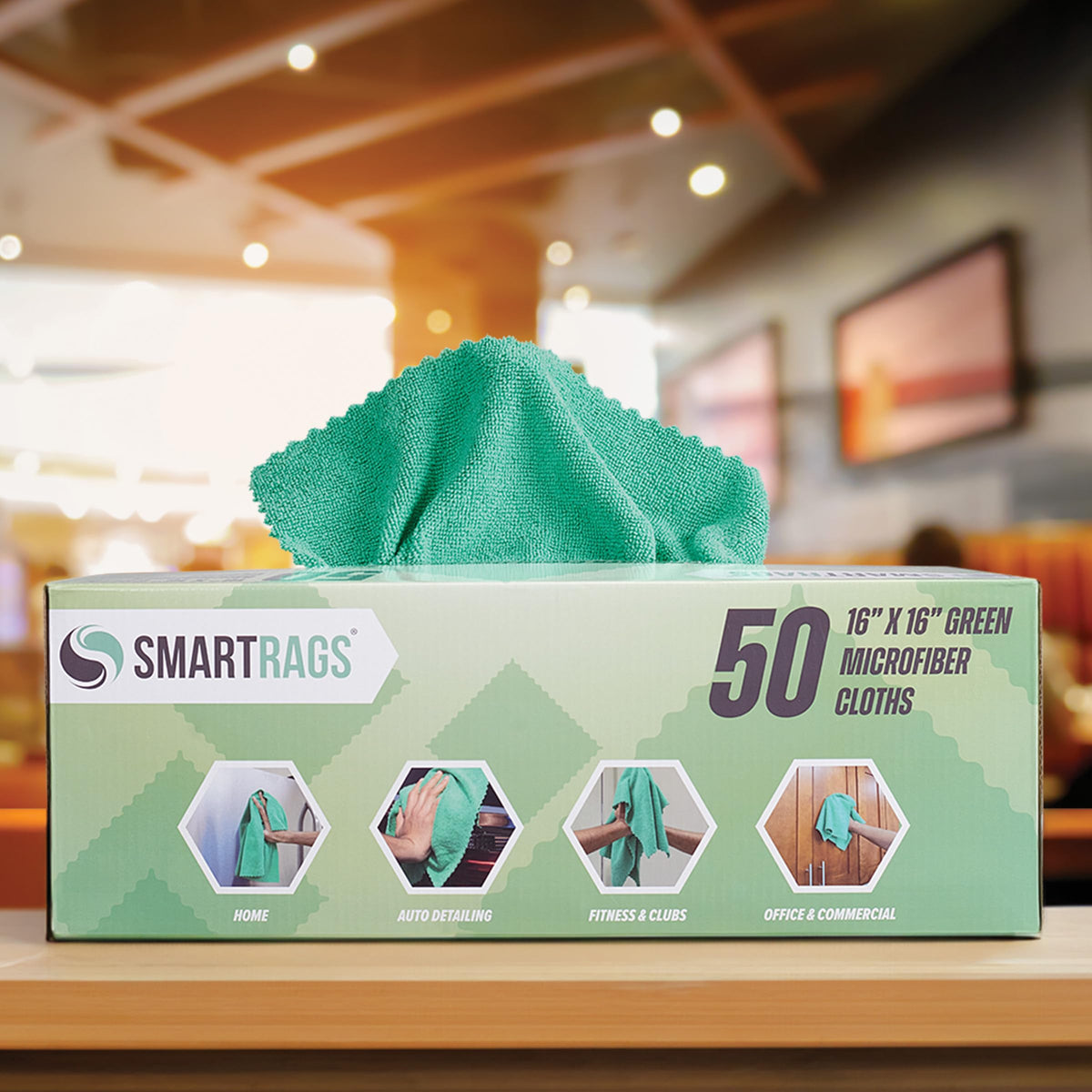 Arkwright Smart Rags Microfiber Cleaning Cloths (50 Count)