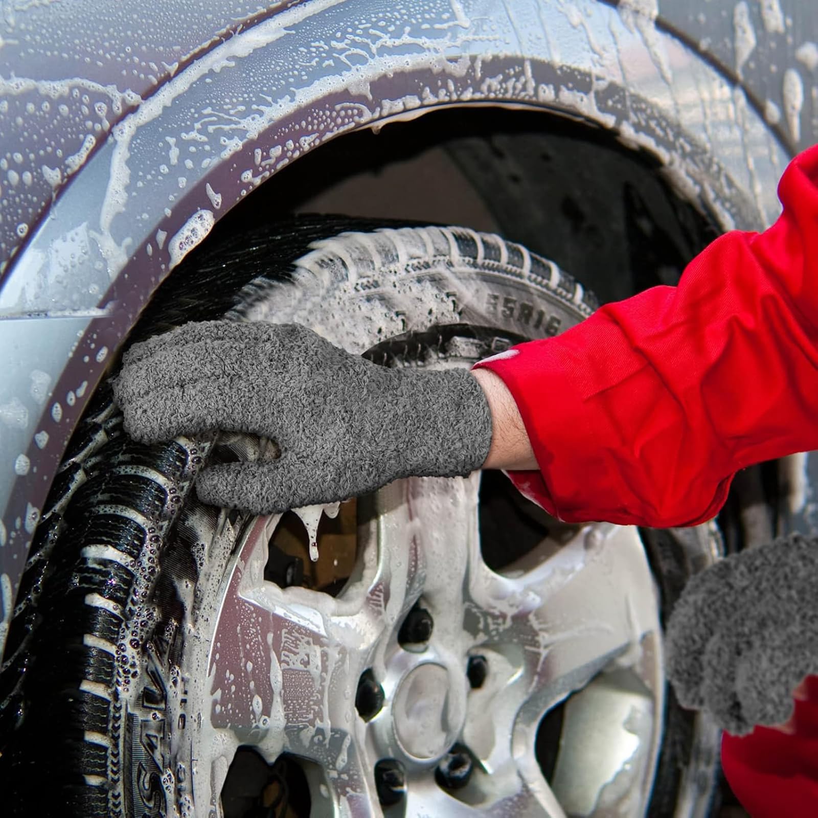 6 Pairs Microfiber Dusting Gloves