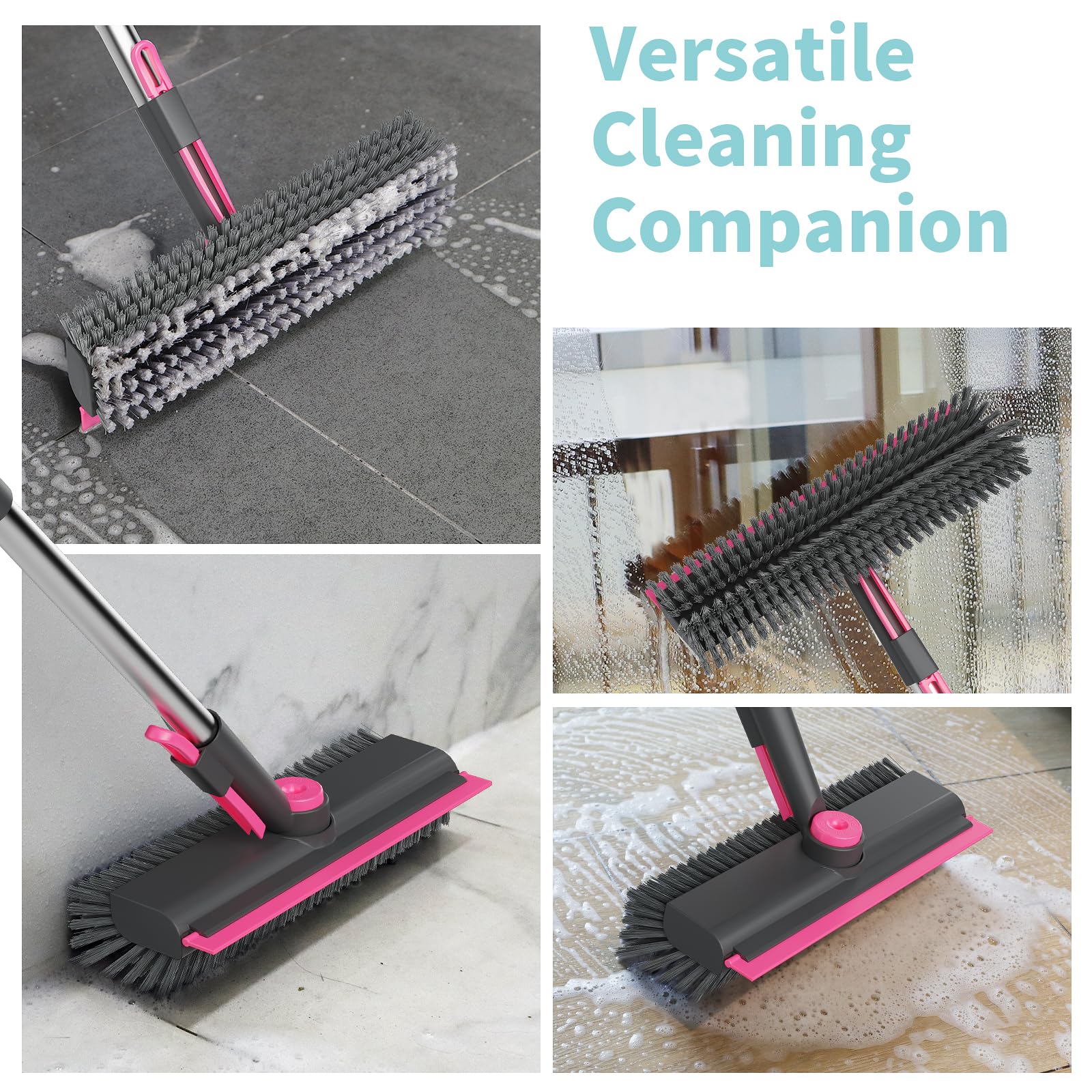 Floor Scrub Brush with Long Handle
