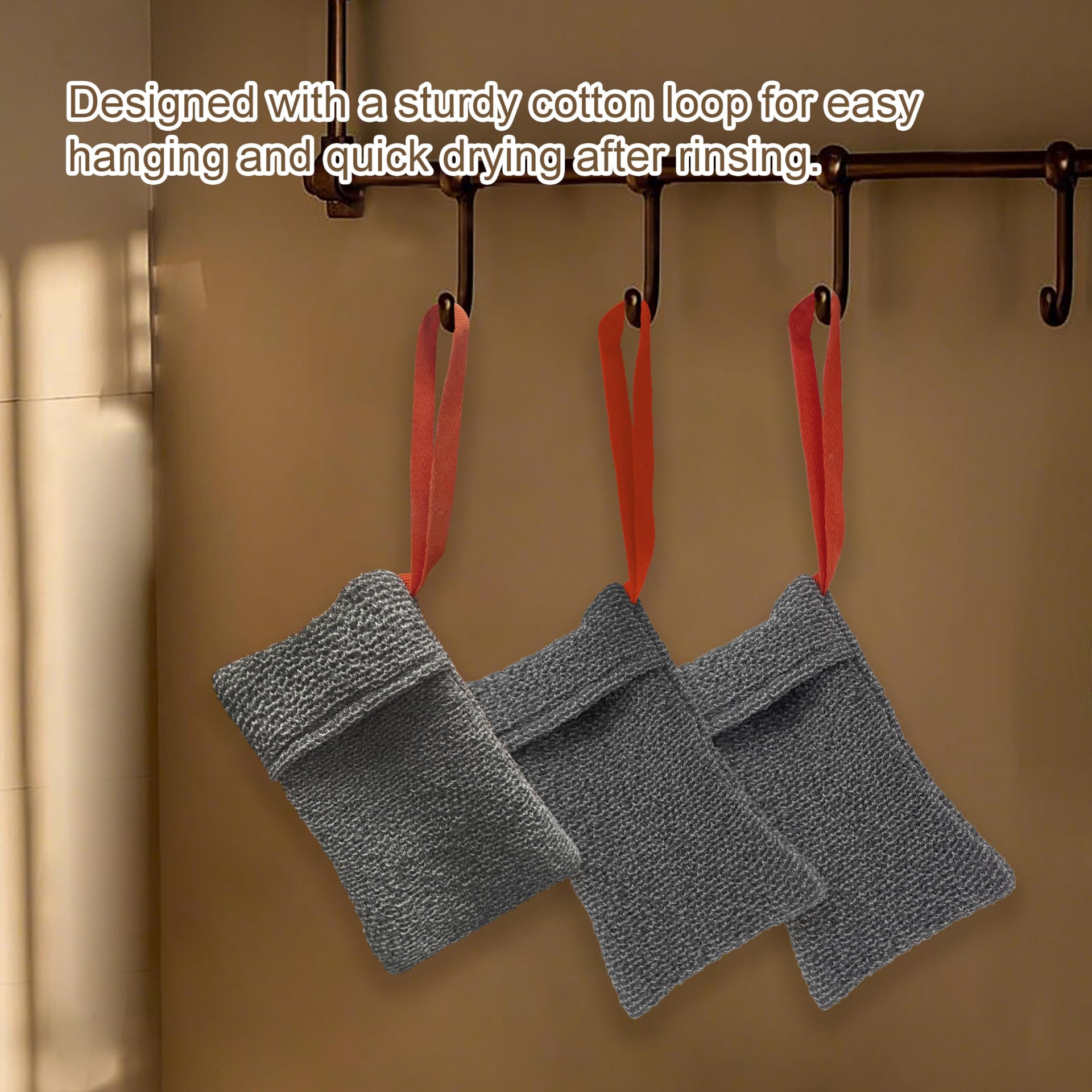 4 Pack Soap Bag Deep Exfoliating (4 Count)