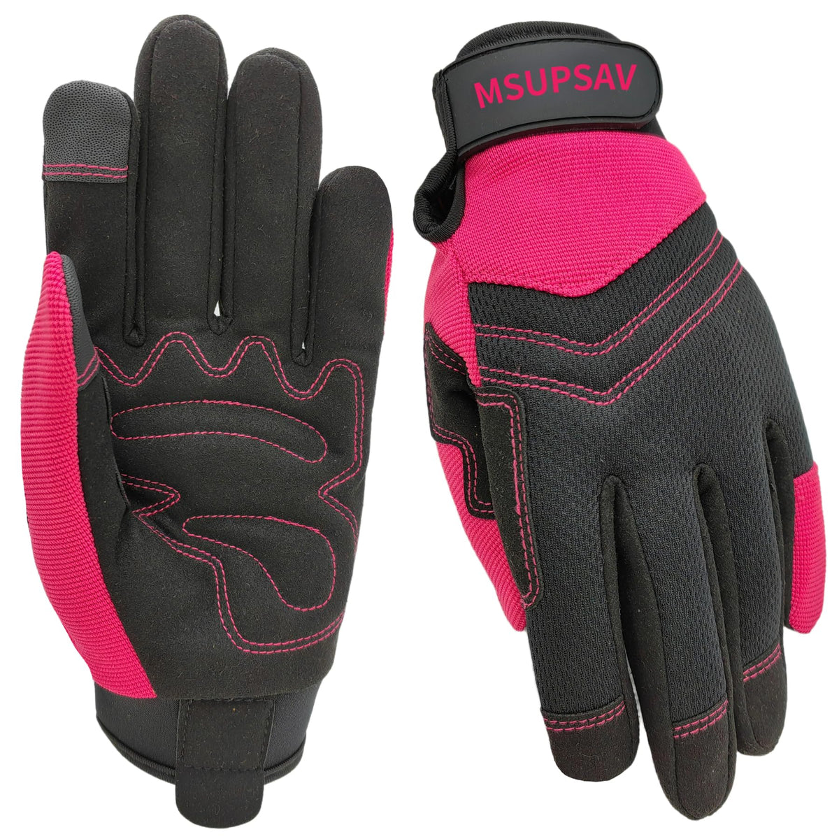 Women's Large Pink Work Gloves