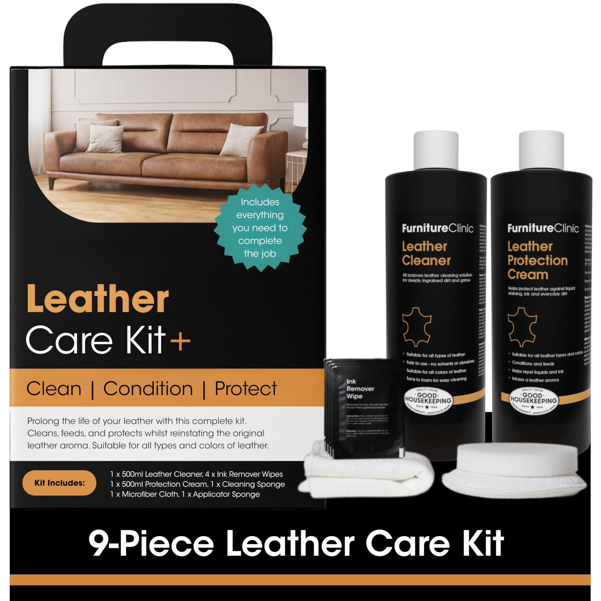 Large Leather Care Kit (17 Fl Oz)
