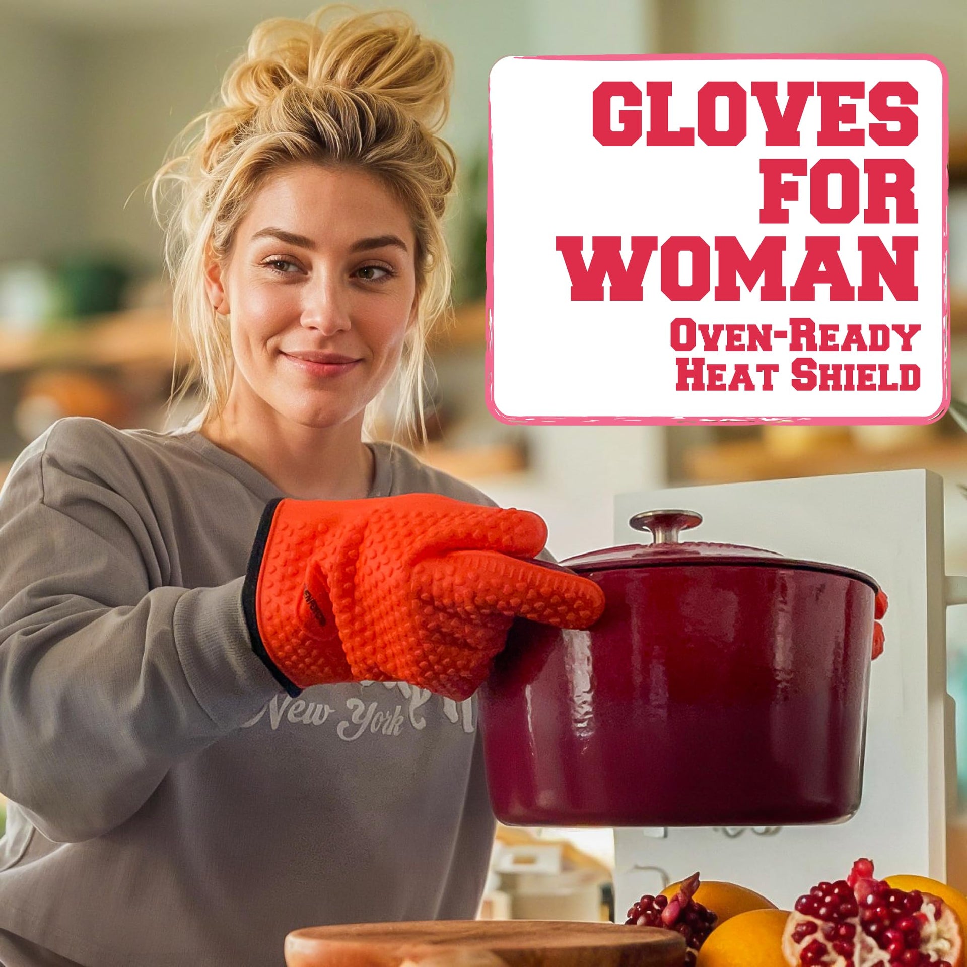 S Silicone Smoker BBQ Gloves