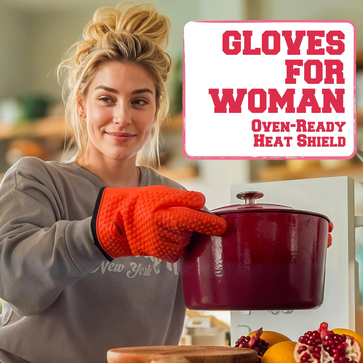 S Silicone Smoker BBQ Gloves