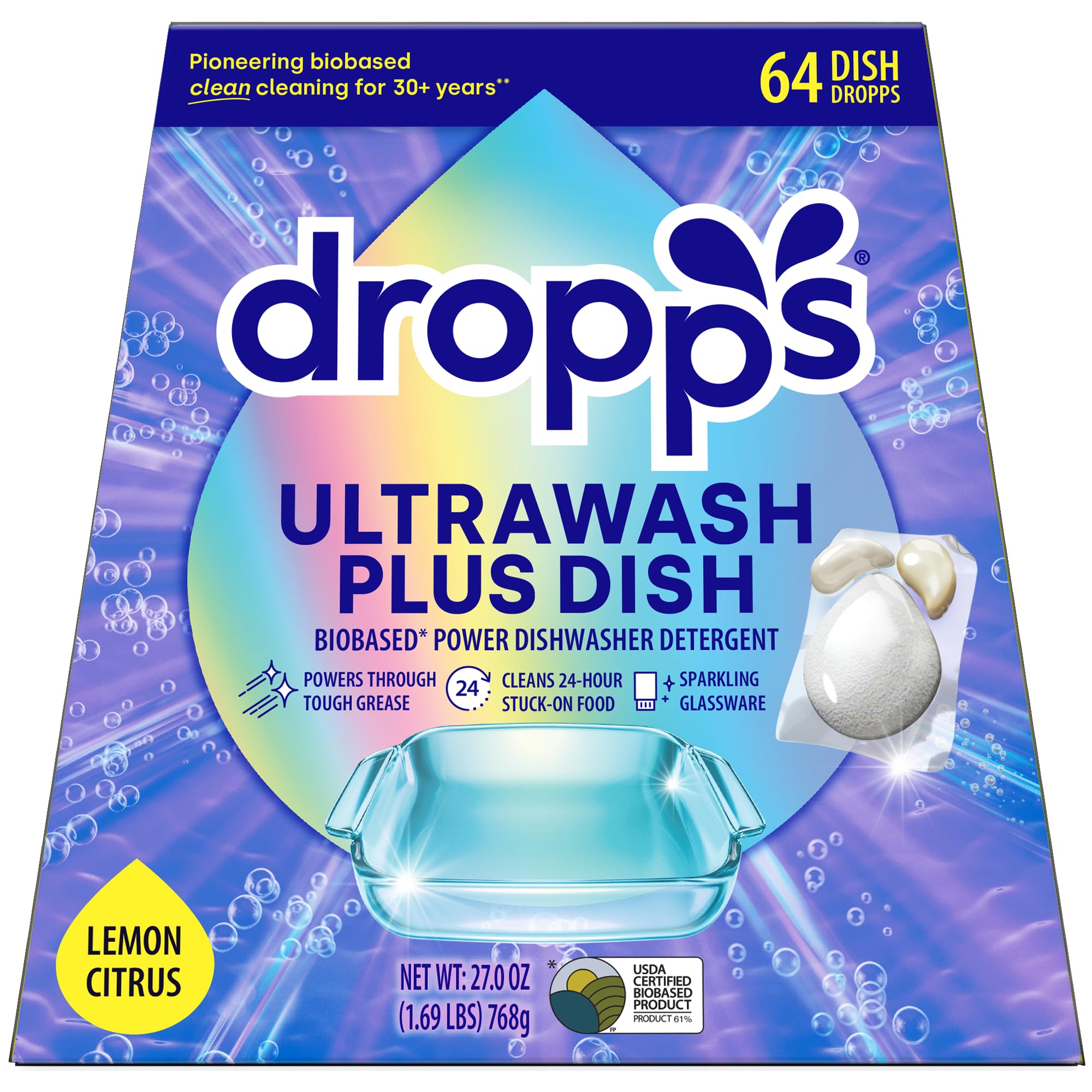 UltraWash Plus Dishwasher Detergent Pods (64 Count)