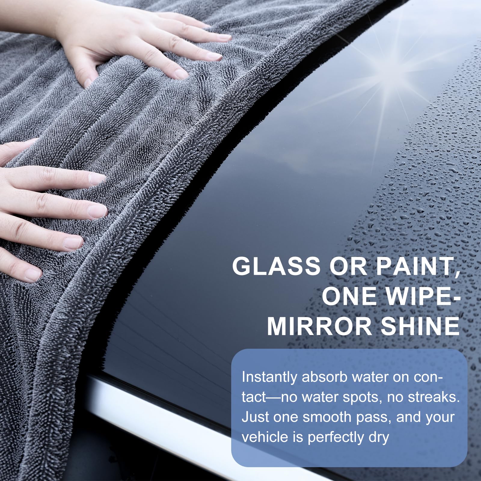 2 Pack XL Car Drying Towel (2 Count)