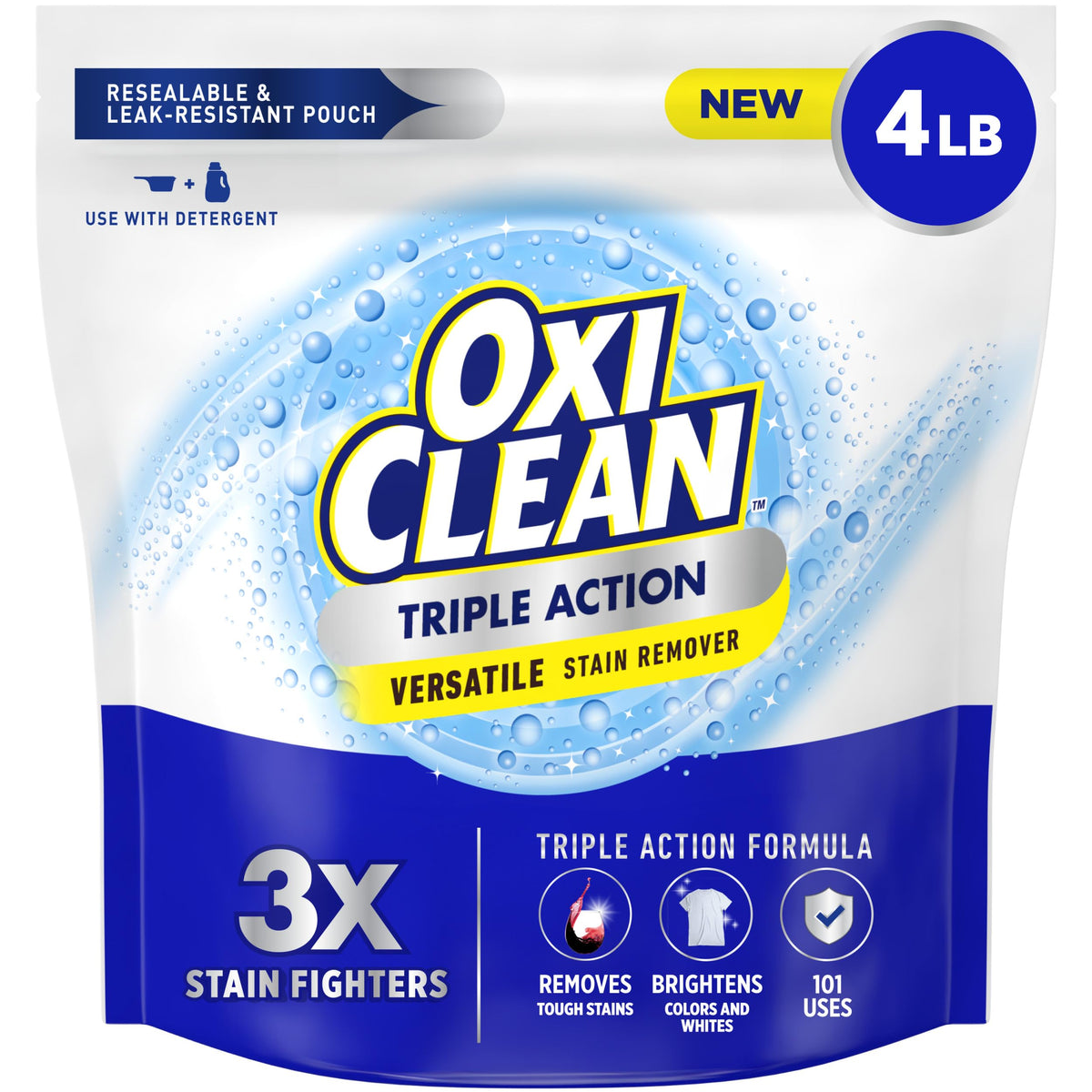 Triple Action Versatile Stain Remover Powder (64 Ounce)