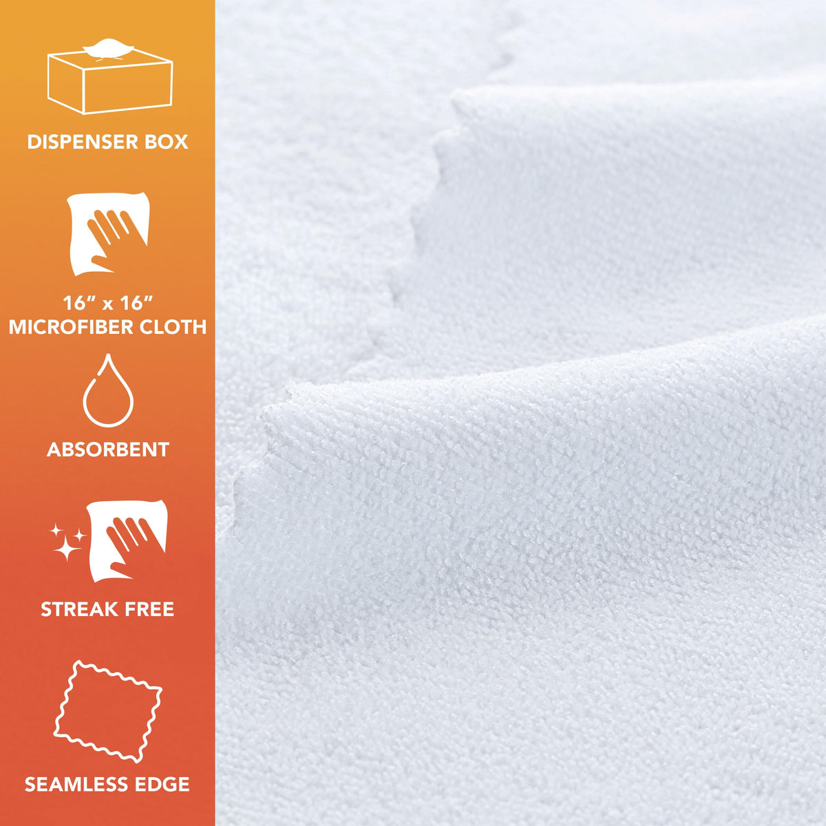 Arkwright Smart Rags Microfiber Cleaning Cloths (50 Count)
