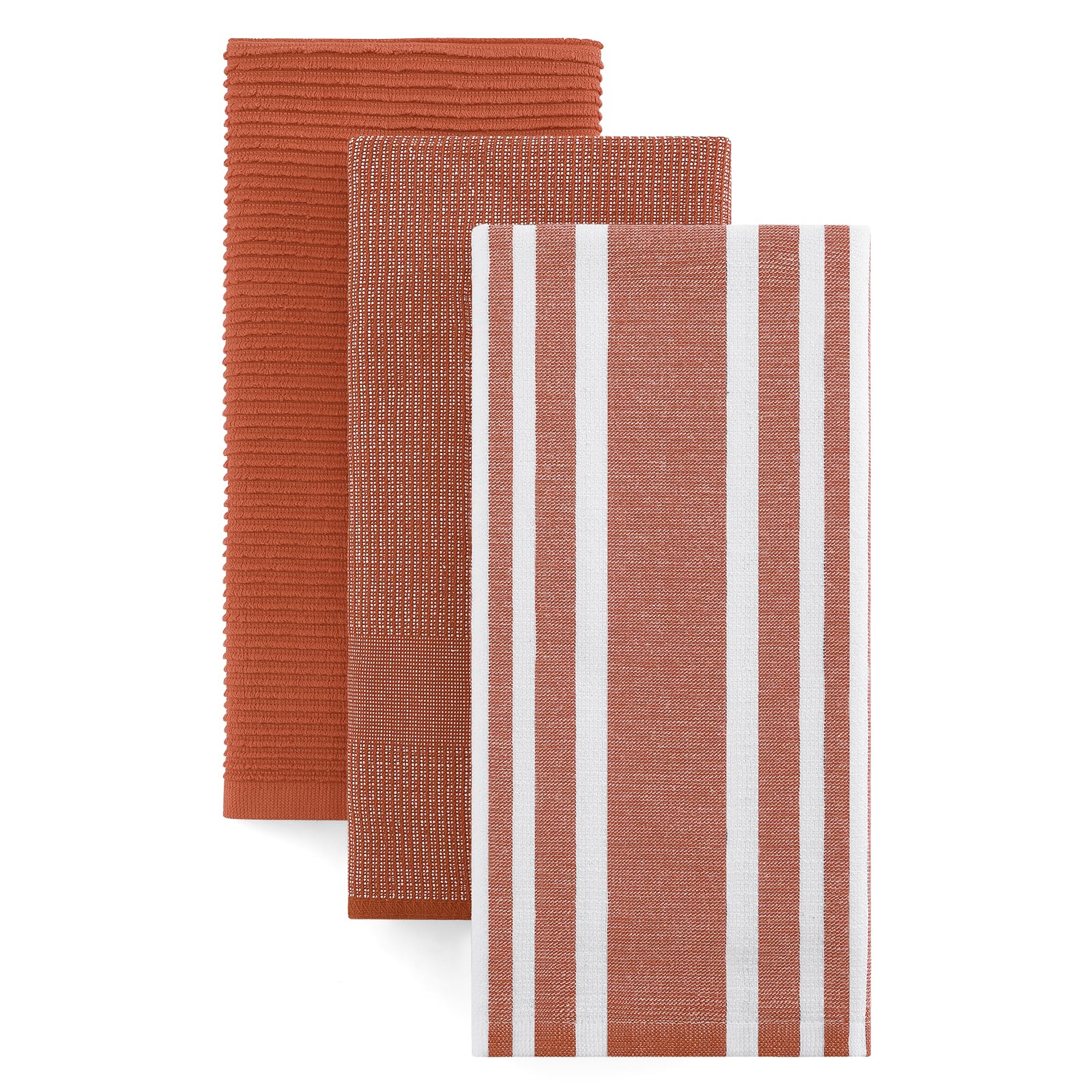 Cotton 380 GSM Premium Kitchen Towels (3 Count)