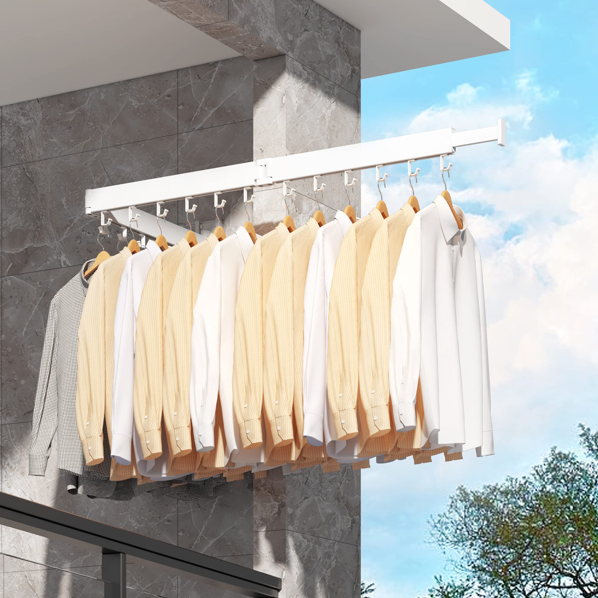 Clothes Drying Rack Wall Mounted