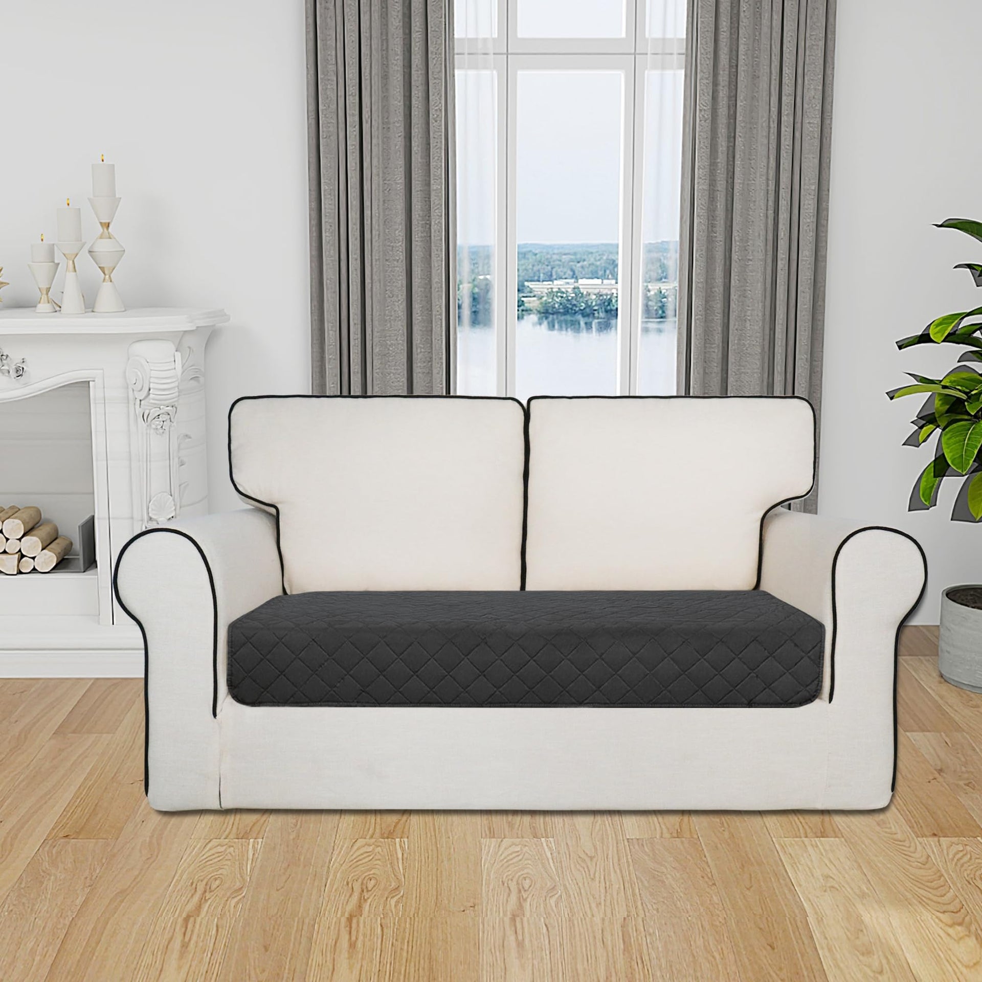 Sectional Couch Covers for Dogs L Shape Sofa Cover Reversible Sofa Slipcover Chaise Lounge Cover Furniture Protector Cover for Pets Dog Cat
