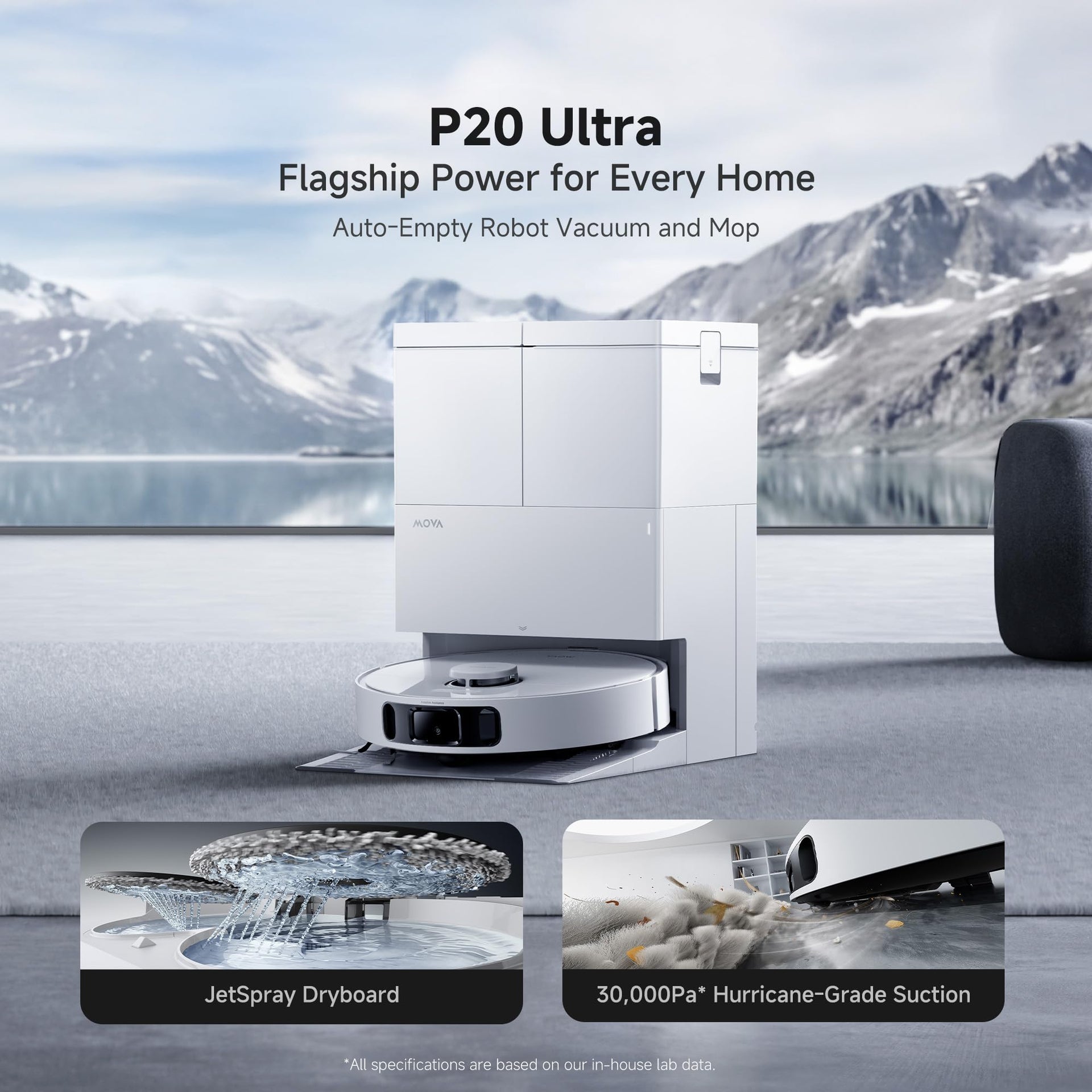 P20 Ultra 2026 New Robot Vacuum and Mop 30