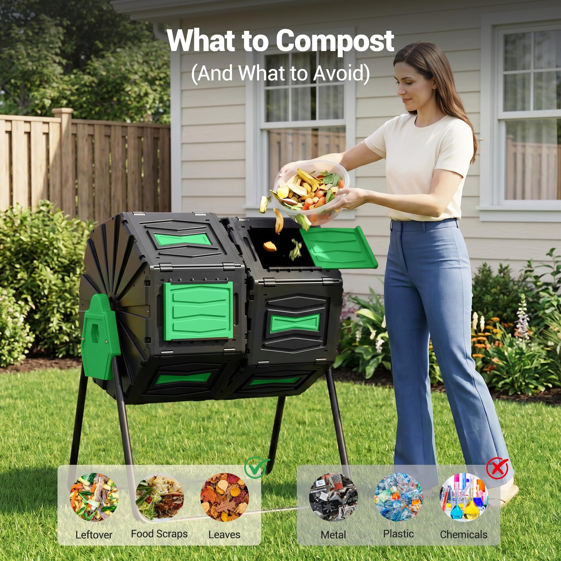 Composter Tumbler Outdoor