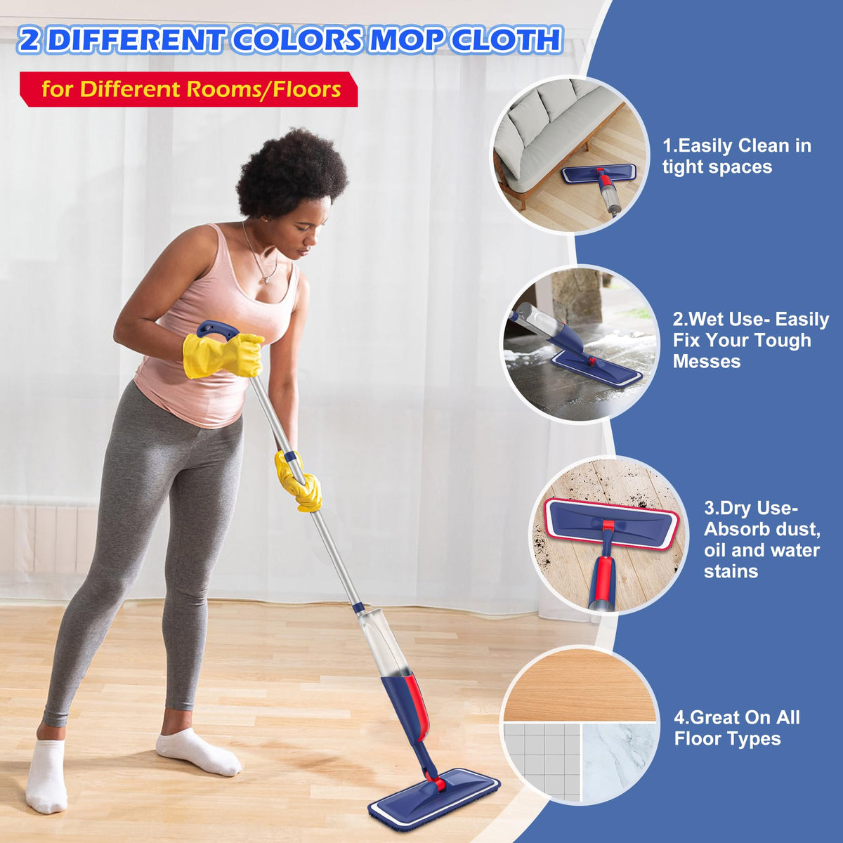 Spray Mops for Floor Cleaning