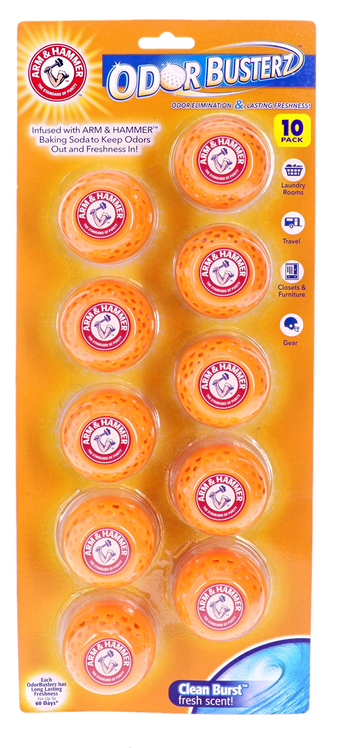 OdorBusterz® Odor Eliminator Balls (10 Count)