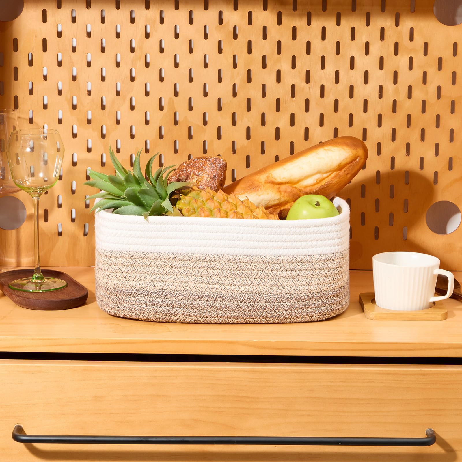 Small Storage Baskets for Organizing (3 Count)