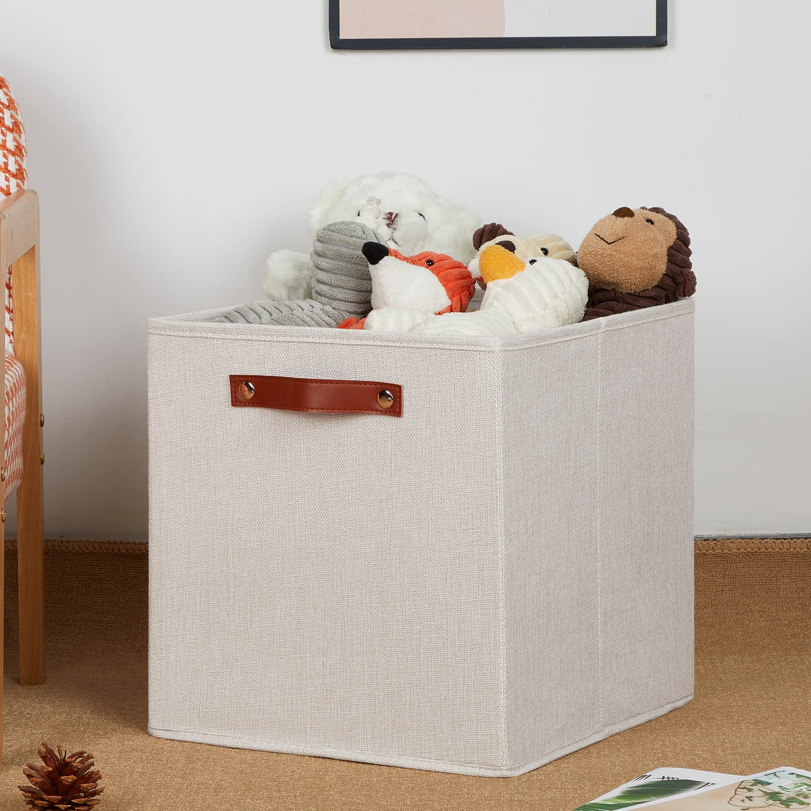Storage Baskets for Shelves Closet Storage (4 Count)