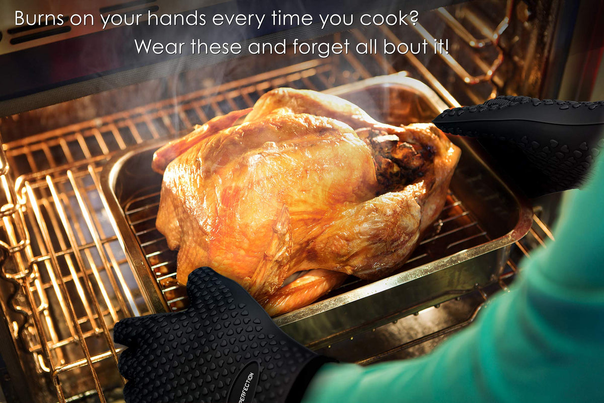 Silicone Smoker Oven Gloves (2 Count)