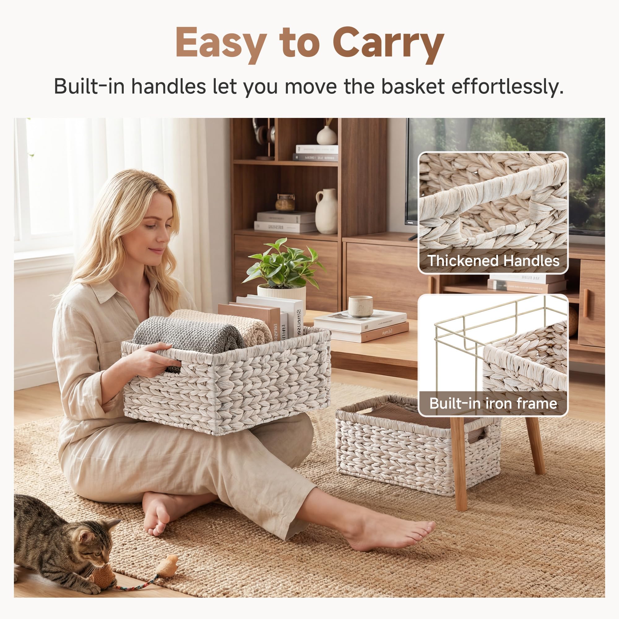 Large Wicker Baskets for Storage