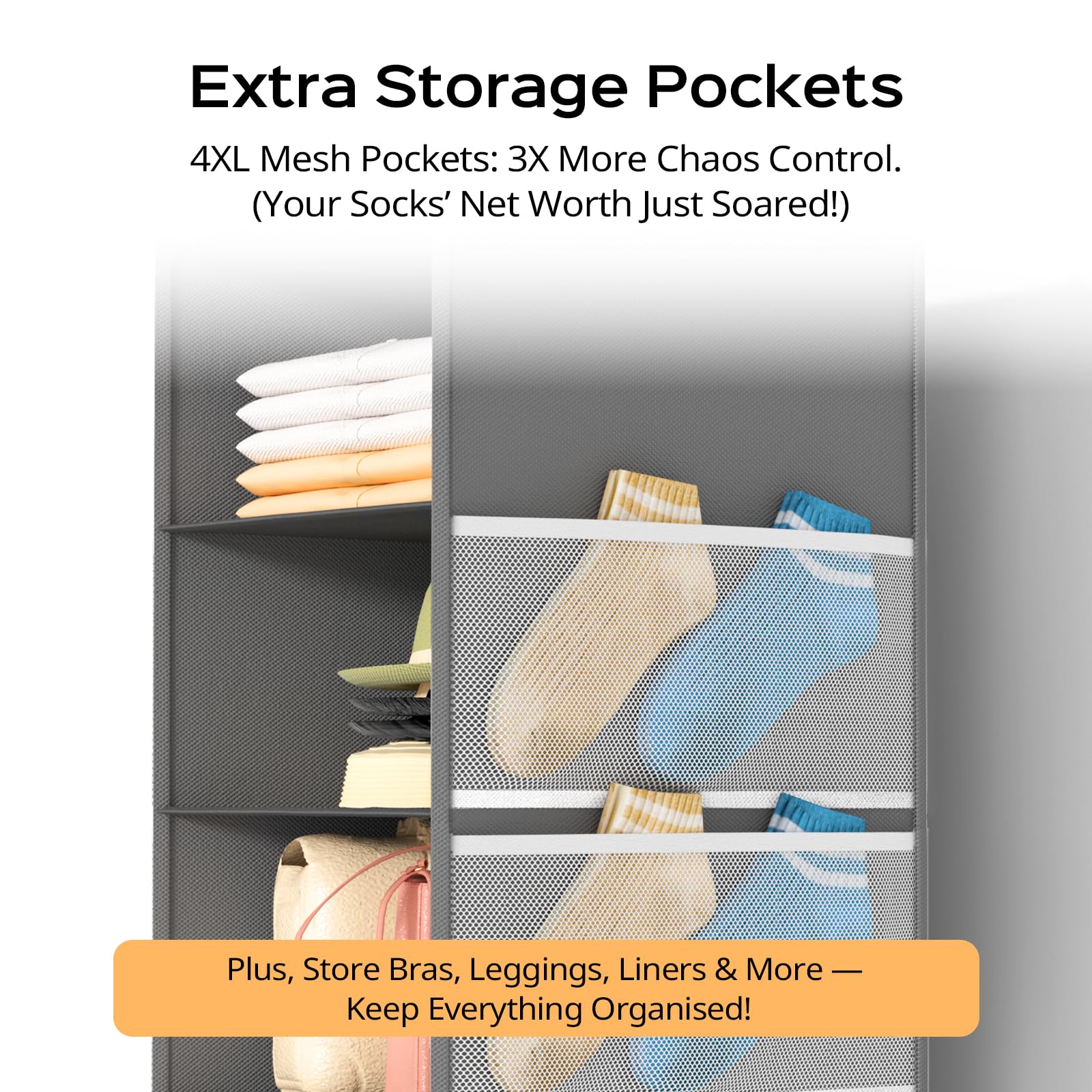 Deep Hanging Closet Organizers and Storage