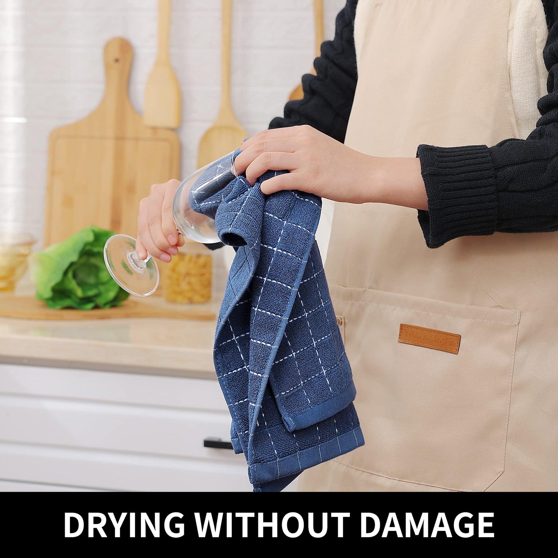 100% Cotton Terry Kitchen Towels (4 Count)