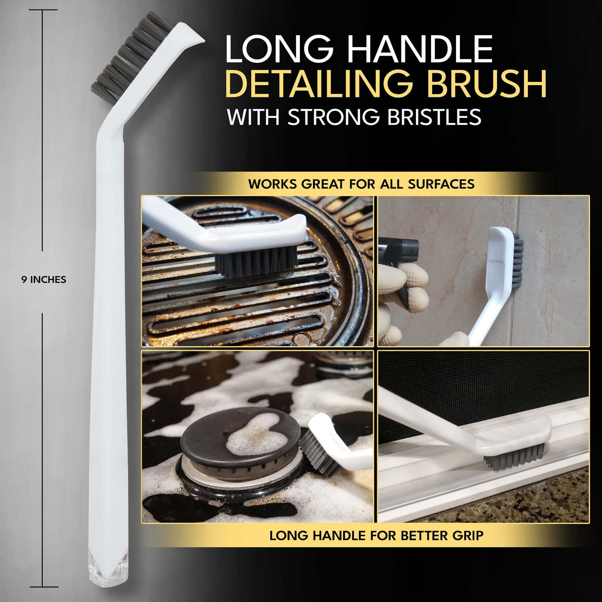 Grout Cleaning Brush Set