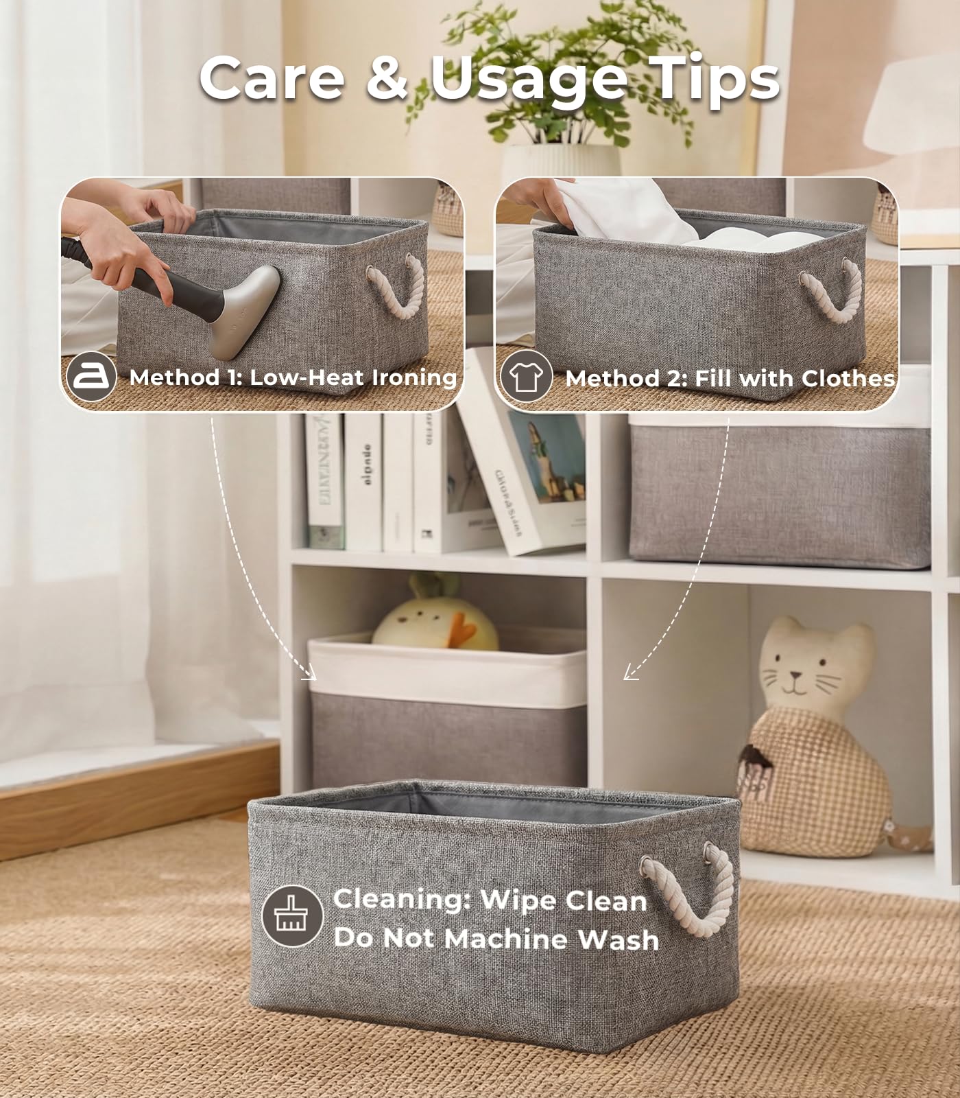 Storage Bins for Shelves