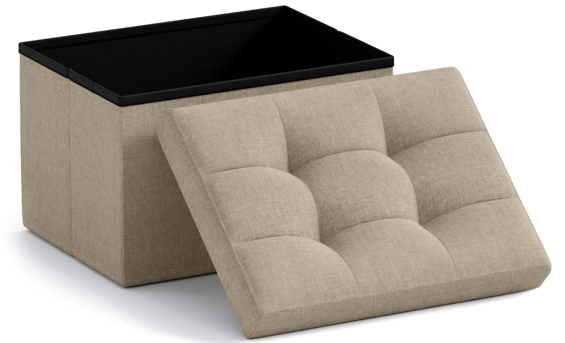 Small Rectangle Storage Ottoman