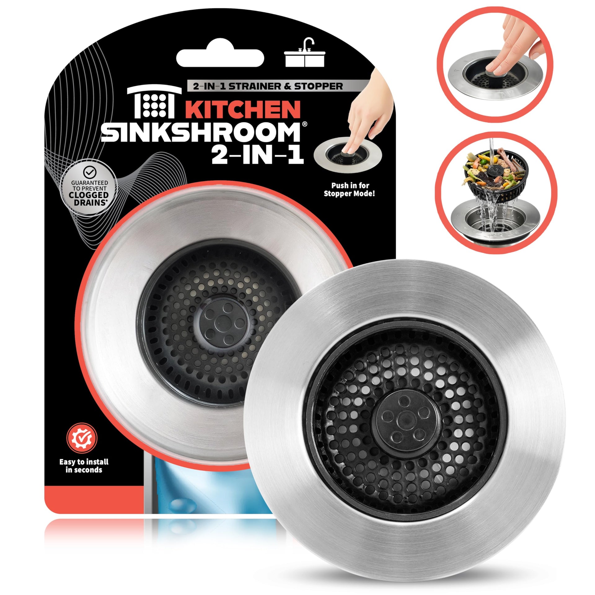 Kitchen Sink Drain Strainer