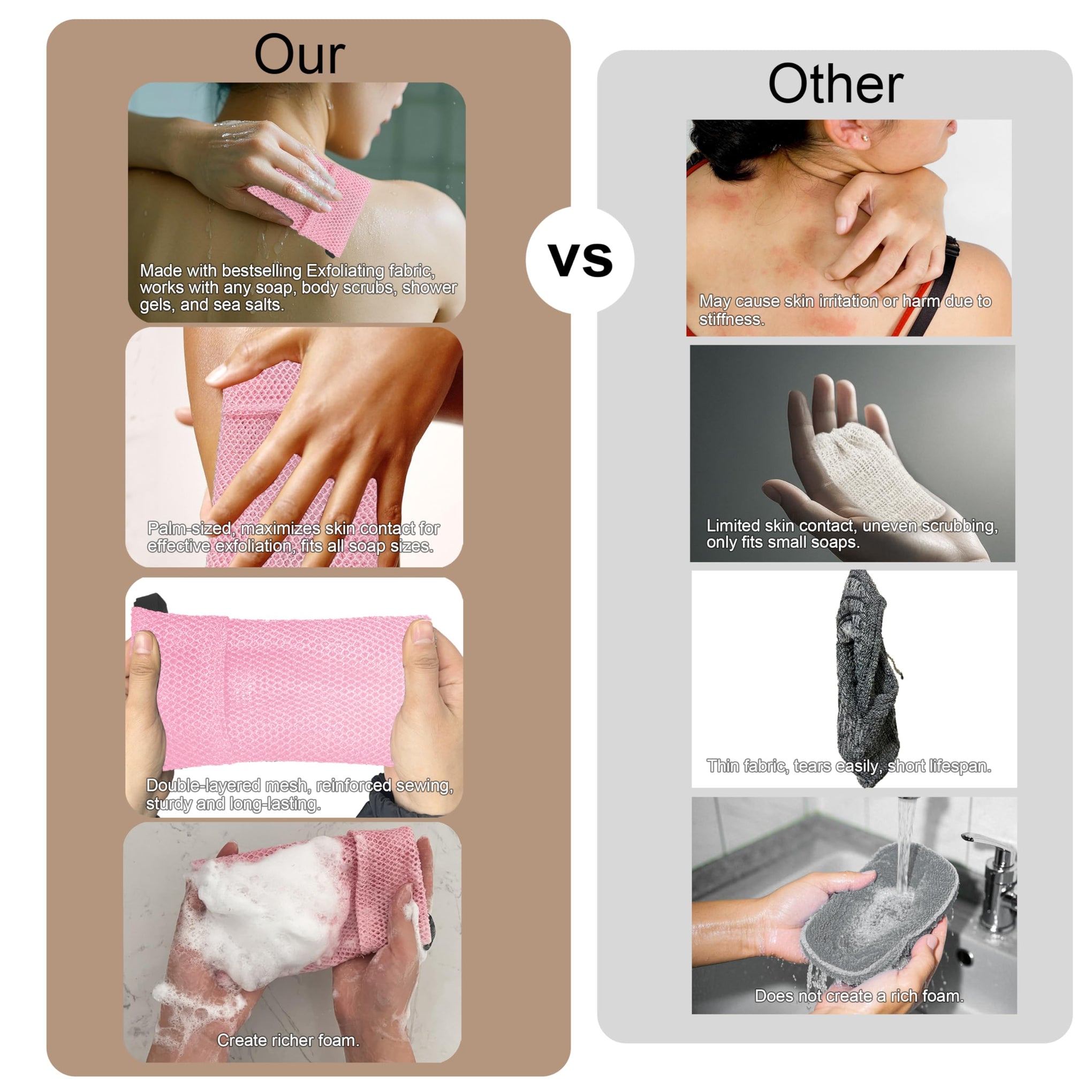 2 Pack Soap Bag Deep Exfoliating (2 Count)