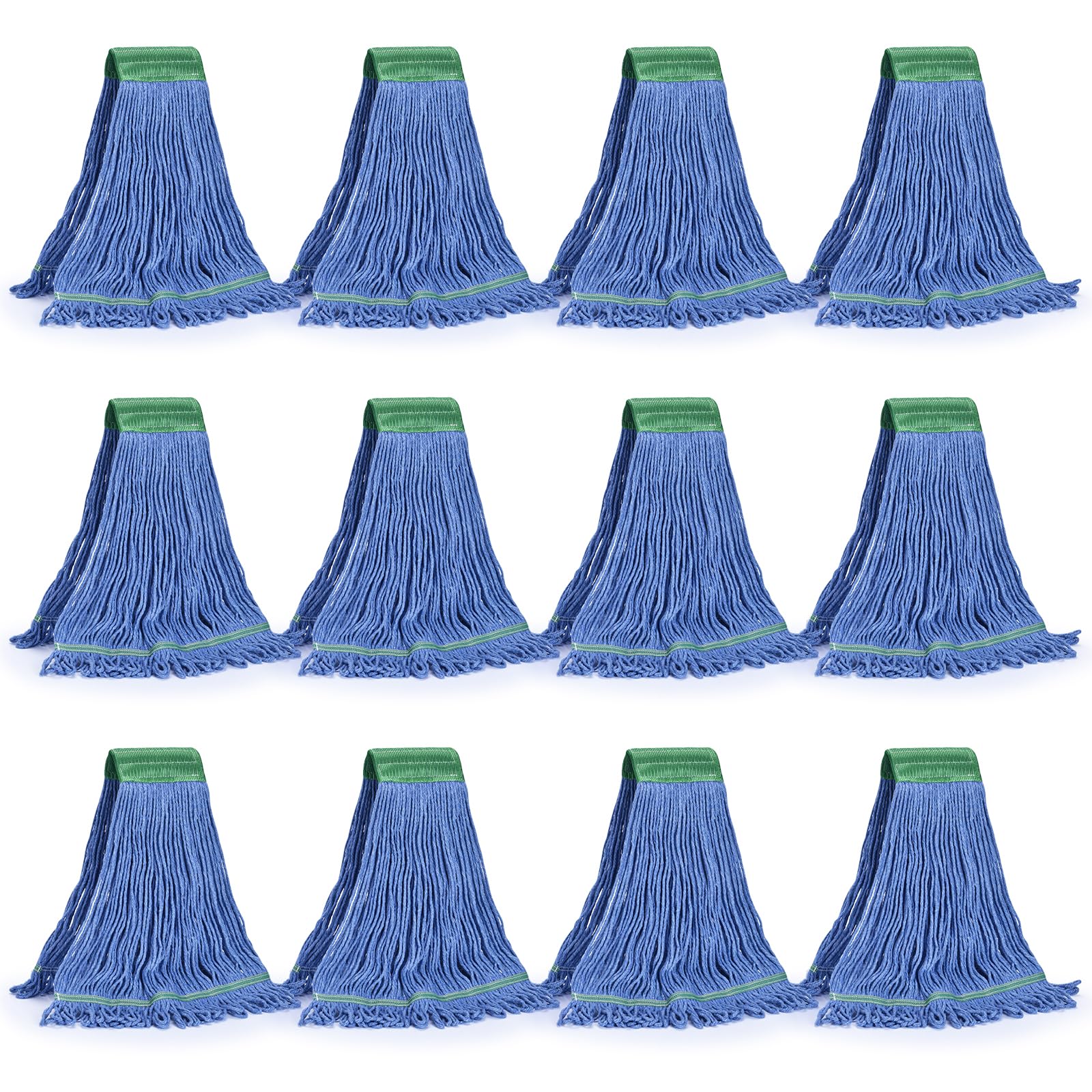 Matthew Cleaning Commercial Mop Head Replacement (12 Count)