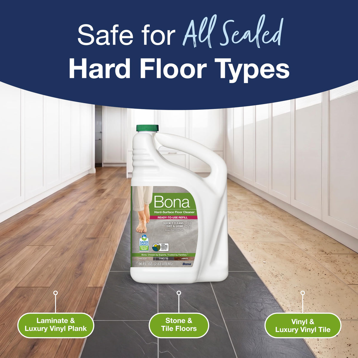 Multi Surface Floor Cleaner Refill (96 Fl Oz)