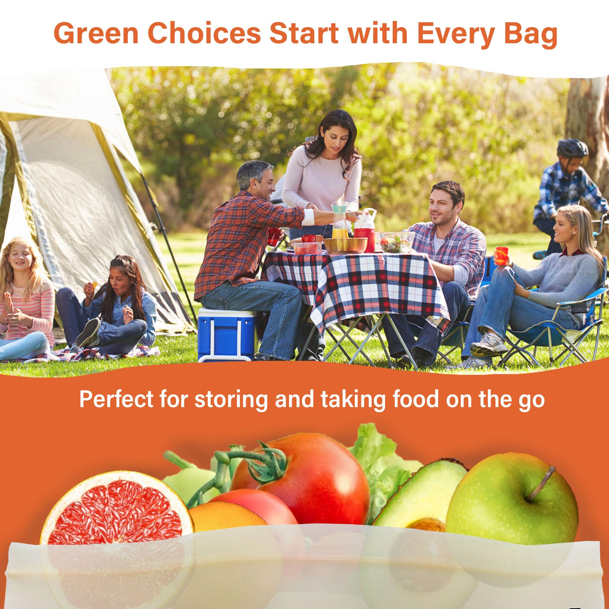Compostable Gallon Freezer Bags (30 Count)